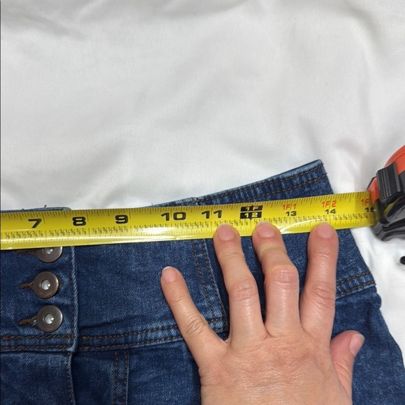 No Boundaries.   Blue Mini Skater Skirt - Picture 3 of 5